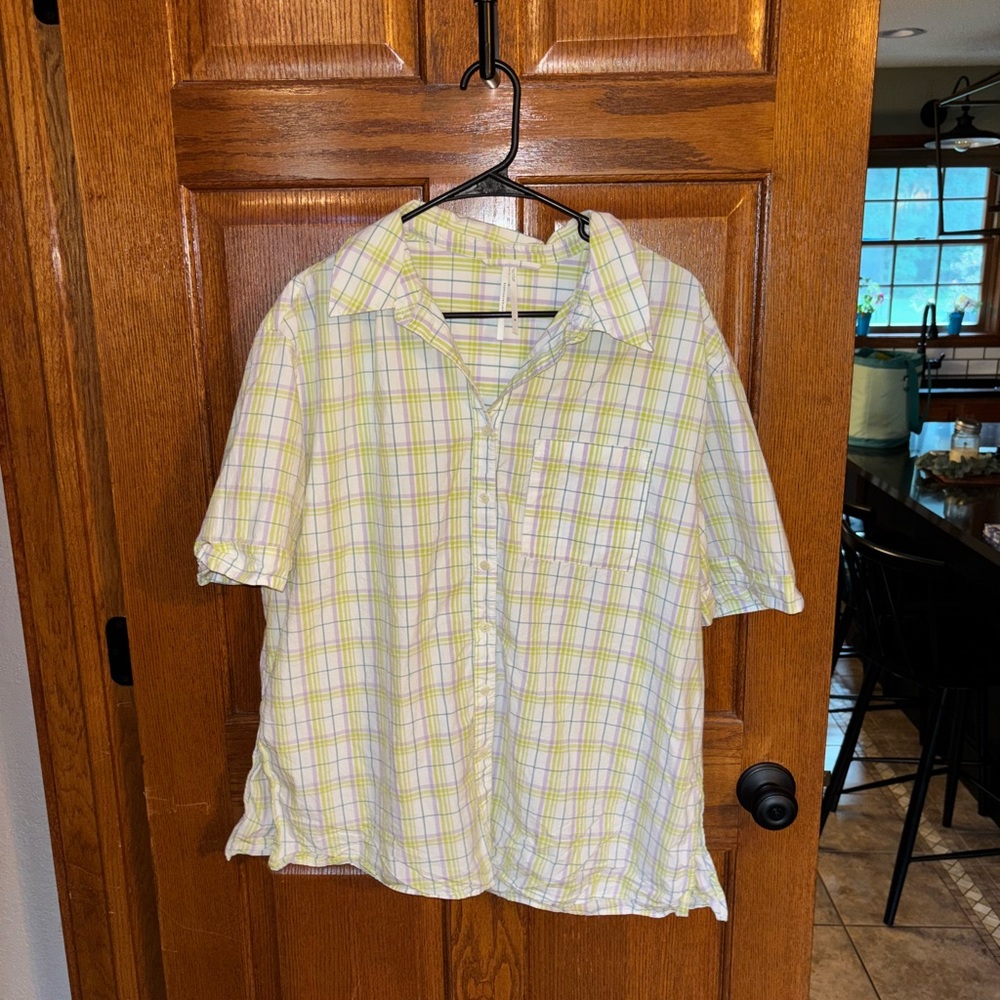 Anthropologie Oversized Camp Shirt
